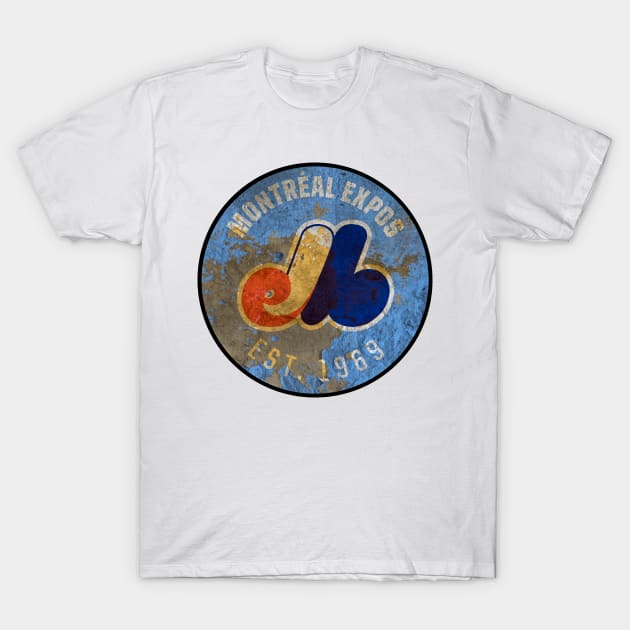 Montreal Expos T-Shirt by Otmr Draws